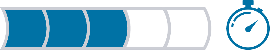 La velocidad del proceso se refiere al tiempo del proceso y al número de etapas del proceso de pintura.
Los sistemas clasificados con menos flechas ofrecen un proceso más lento con más etapas.
Los sistemas clasificados con más flechas ofrecen un proceso más rápido con menos etapas.